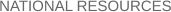 NATIONAL RESOURCES